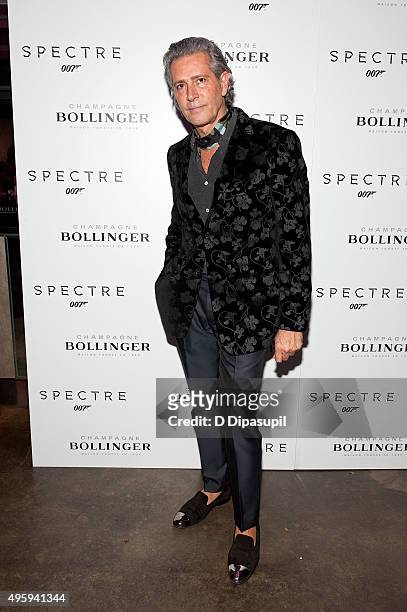 Carlos Souza attends the "Spectre" pre-release screening hosted by Champagne Bollinger and The Cinema Society at IFC Center on November 5, 2015 in...