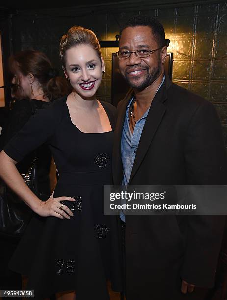 Jazmin Grace Grimaldi and Cuba Gooding Jr. Attend the the after party for the 'Spectre' pre-release screening hosted by Champagne Bollinger and The...