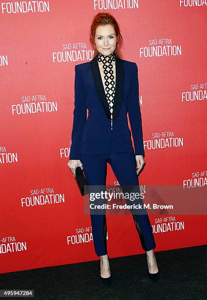 Actress Darby Stanchfield attends the Screen Actors Guild Foundation 30th Anniversary Celebration at the Wallis Annenberg Center for the Performing...