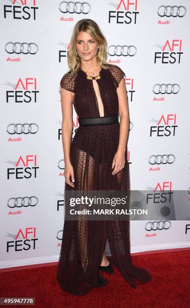 Actress Melanie Laurent arrives for the opening night gala premiere of Universal Pictures' 'By the Sea' during AFI FEST 2015 presented by Audi at the...