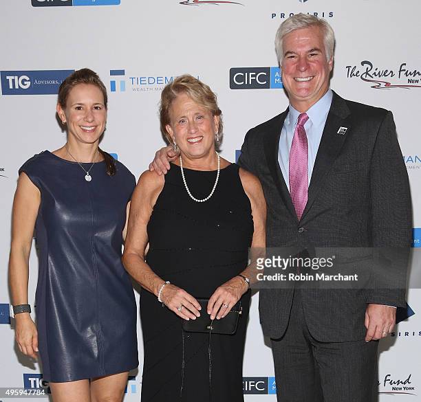 Kate Daly, Jan Potts and Pat Daly attend The River Fund NY Taking Poverty Personally Gala on November 5, 2015 in New York City.