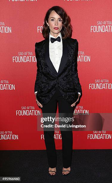 Actress Abigail Spencer attends the Screen Actors Guild Foundation 30th Anniversary Celebration at the Wallis Annenberg Center for the Performing...