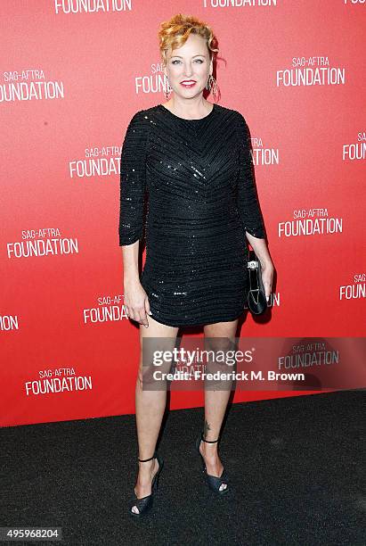 Actress Virginia Madsen attends the Screen Actors Guild Foundation 30th Anniversary Celebration at the Wallis Annenberg Center for the Performing...