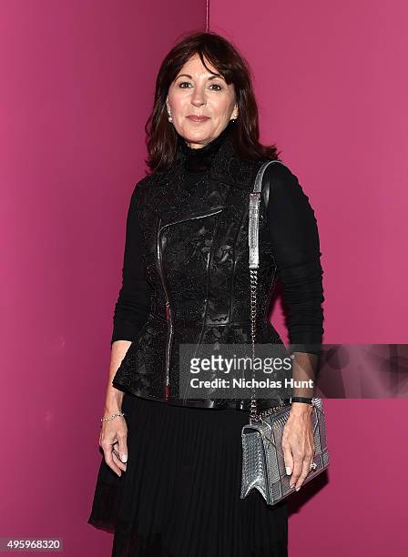 Pamela Baxter, Dior attends the 2015 Guggenheim International Gala Dinner made possible by Dior at Solomon R. Guggenheim Museum on November 5, 2015...