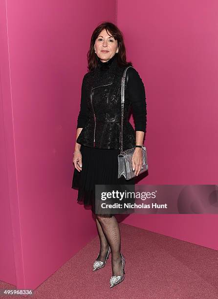 Pamela Baxter, Dior attends the 2015 Guggenheim International Gala Dinner made possible by Dior at Solomon R. Guggenheim Museum on November 5, 2015...