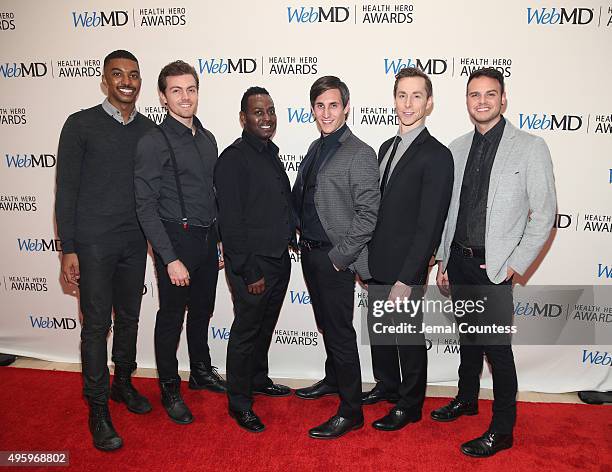 The Broadway Boys attend the 2015 Health Hero Awards hosted by WebMD at The Times Cente on November 5, 2015 in New York City.