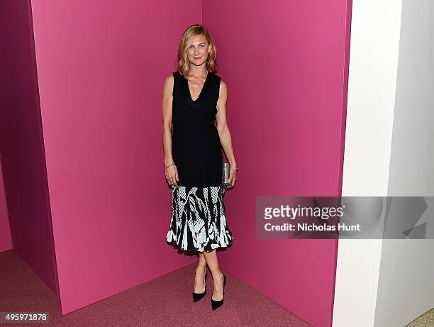 Elizabeth Von Guttman attends the 2015 Guggenheim International Gala Dinner made possible by Dior at Solomon R. Guggenheim Museum on November 5, 2015...