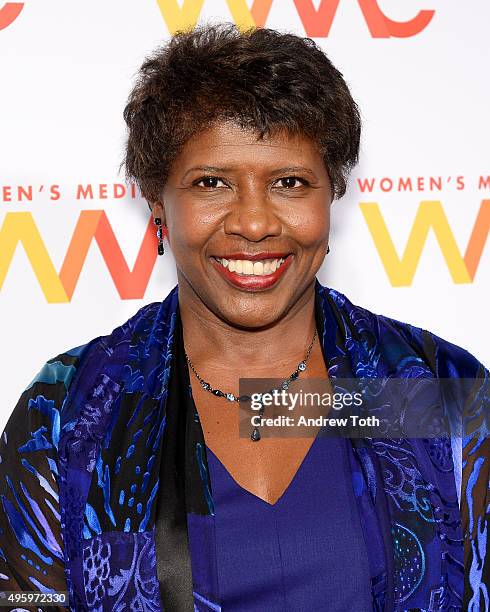 Gwen Ifill attends The Women's Media Center 2015 Women's Media Awards at Capitale on November 5, 2015 in New York City.