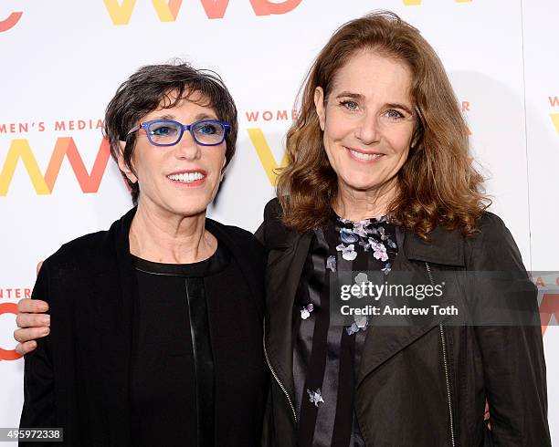 Bonnie Schaefer and Debra Winger attend The Women's Media Center 2015 Women's Media Awards at Capitale on November 5, 2015 in New York City.