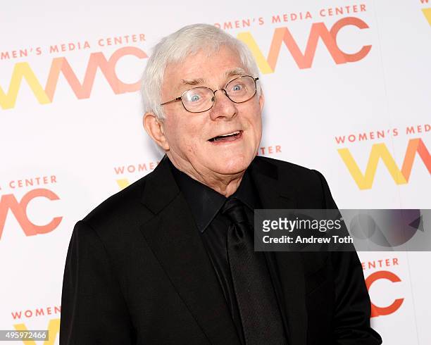 Phil Donahue attends The Women's Media Center 2015 Women's Media Awards at Capitale on November 5, 2015 in New York City.