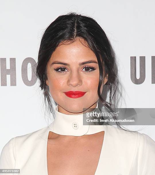 Actress/singer Selena Gomez attends City Of Hope's 2015 Spirit Of Life Gala at Santa Monica Civic Auditorium on November 5, 2015 in Santa Monica,...