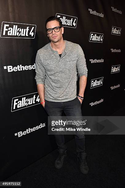 Actor Mark Salling attends the Fallout 4 video game launch event in downtown Los Angeles on November 5, 2015 in Los Angeles, California.