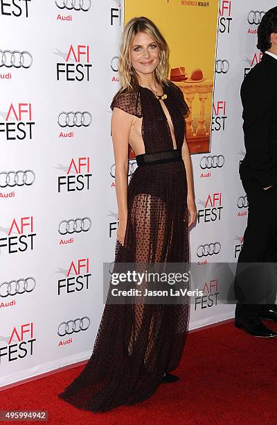 Actress Melanie Laurent attends the premiere of "By the Sea" at the 2015 AFI Fest at TCL Chinese 6 Theatres on November 5, 2015 in Hollywood,...