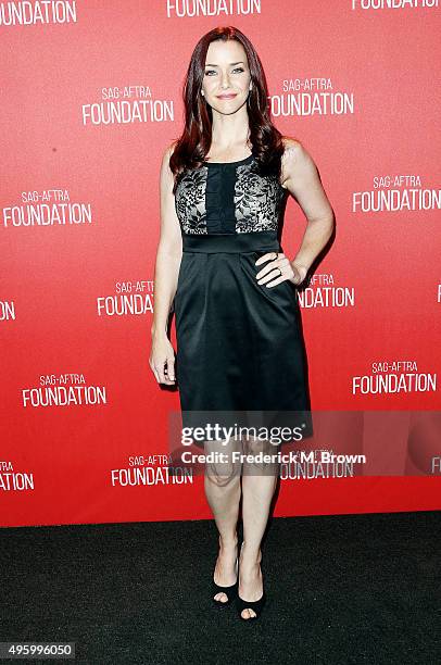 Actress Annie Wersching attends the Screen Actors Guild Foundation 30th Anniversary Celebration at the Wallis Annenberg Center for the Performing...