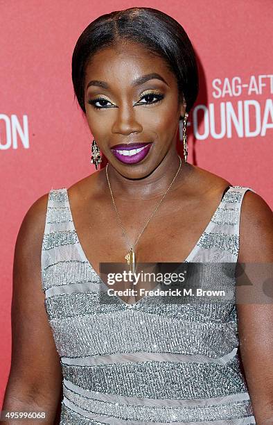Singer Estelle attends the Screen Actors Guild Foundation 30th Anniversary Celebration at the Wallis Annenberg Center for the Performing Arts on...