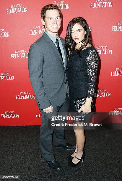 Actor Shawn Hatosy and his wife Kelly Albanese attend the Screen Actors Guild Foundation 30th Anniversary Celebration at the Wallis Annenberg Center...