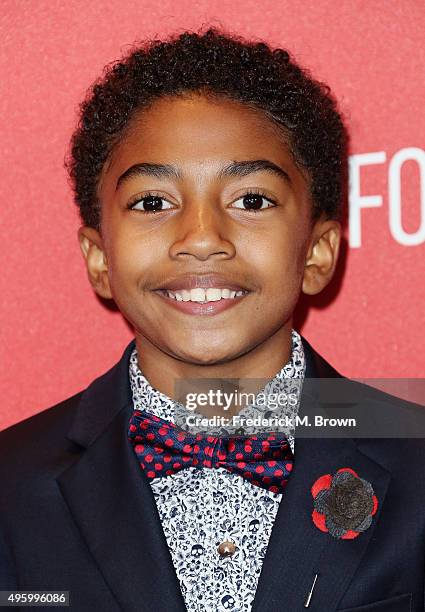 Actor Miles Brown attends the Screen Actors Guild Foundation 30th Anniversary Celebration at the Wallis Annenberg Center for the Performing Arts on...