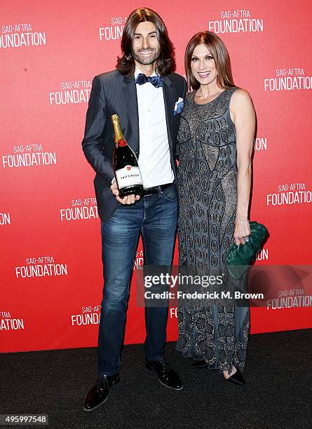 Jordane Andreiu and actress Nancy La Scala attend the Screen Actors Guild Foundation 30th Anniversary Celebration at the Wallis Annenberg Center for...