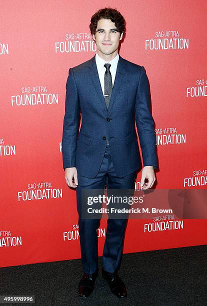 Actor Darren Criss attends the Screen Actors Guild Foundation 30th Anniversary Celebration at the Wallis Annenberg Center for the Performing Arts on...