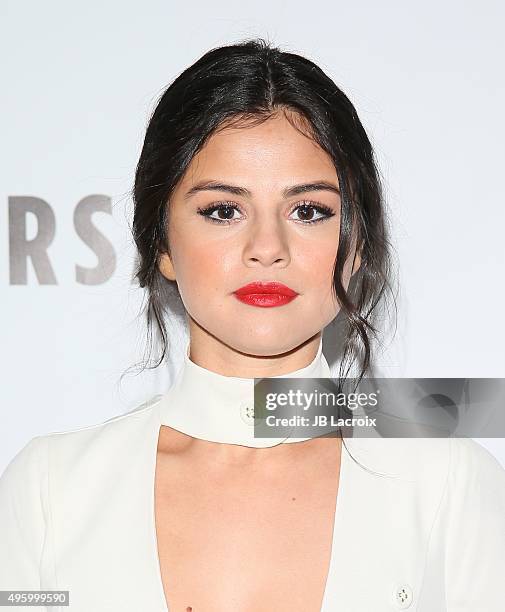 Selena Gomez attends City Of Hope's 2015 Spirit Of Life Gala at Santa Monica Civic Auditorium on November 5, 2015 in Santa Monica, California.