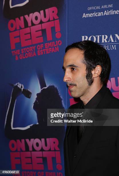 Nayib Estefan attends the Broadway Opening Night Performance of 'On Your Feet' at the Marquis Theatre on November 5,2015 in New York City.
