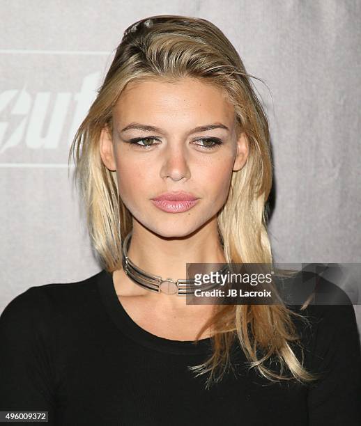 Kelly Rohrbach attends the Fallout 4 video game launch event in downtown Los Angeles on November 5, 2015 in Los Angeles, California.