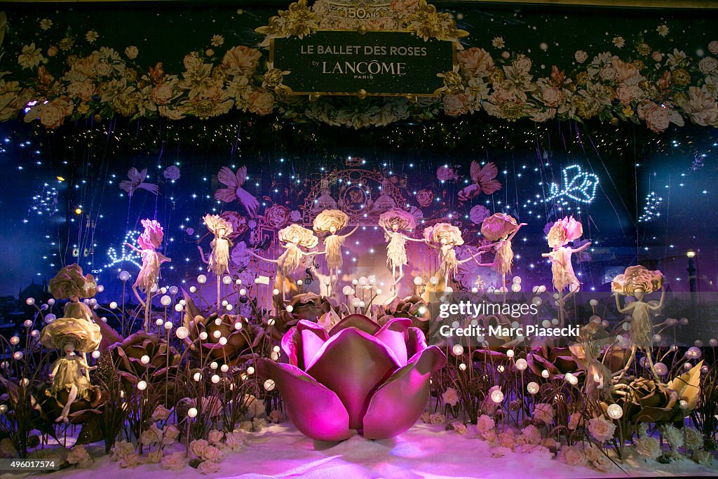 Printemps Christmas Decorations Inauguration In Paris