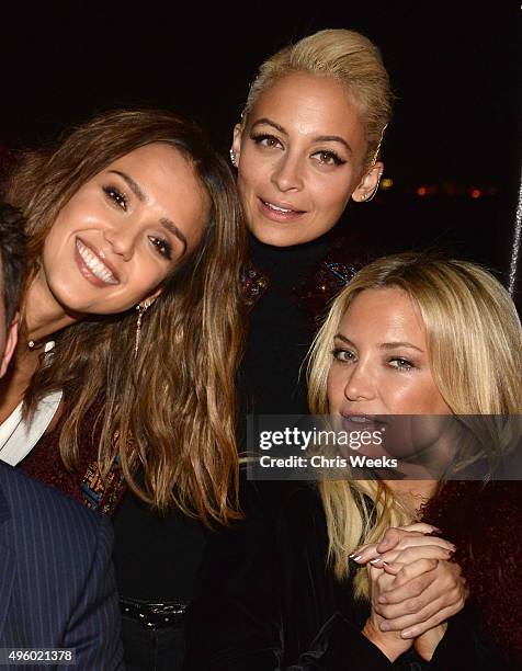 Actresses Jessica Alba, Nicole Richie, and Kate Hudson attend Jessica Alba, Humberto Leon and InStyle celebrate Honest Beauty and the launch of the...