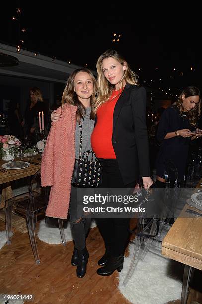 Jen Meyer and Sara Foster attend Jessica Alba, Humberto Leon and InStyle celebrate Honest Beauty and the launch of the #letsbehonest campaign on...