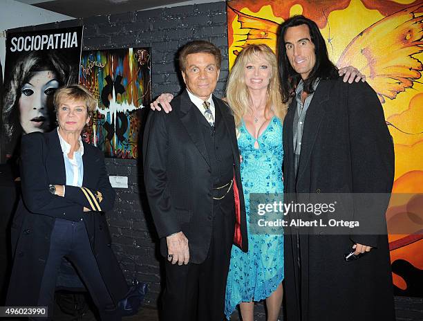 Actress Kristine DeBell, actor Mel Novak, actress Laurene Landon and actor Mathew Karedas at the American Film Market Celebrates Cinema Epoch's...