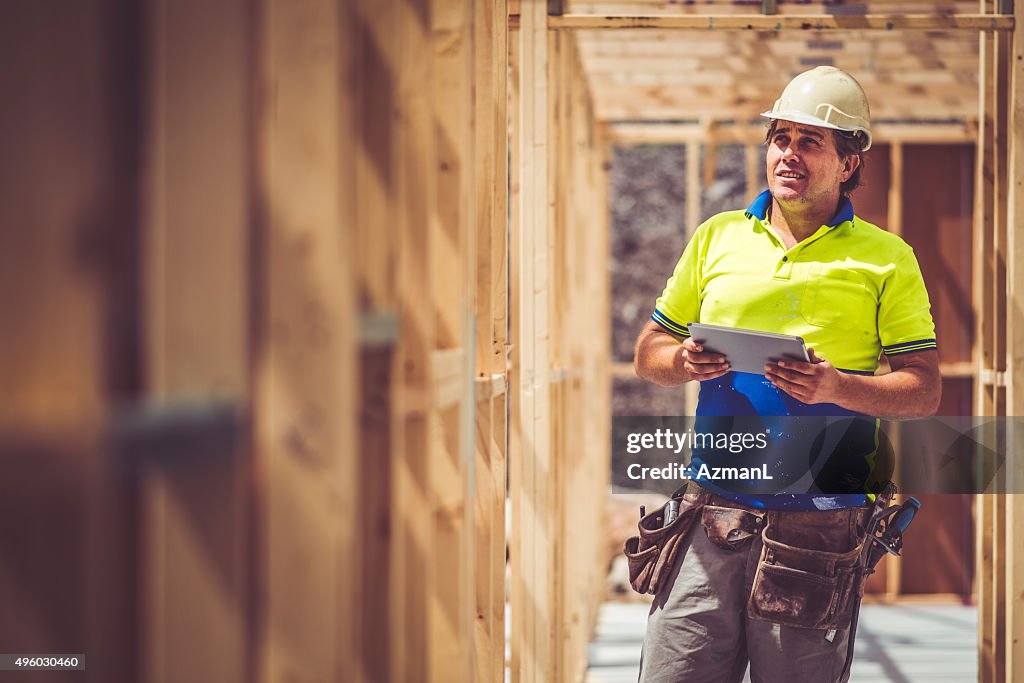 Checking Construction Site