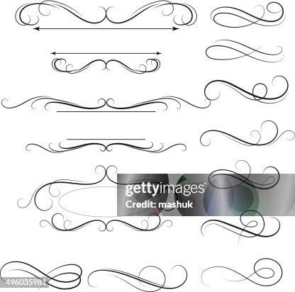 Calligraphic swirl Calligraphic swirl