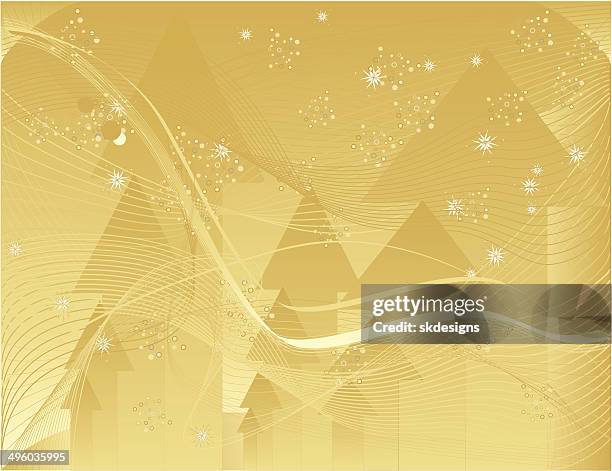 gold wavy background with arrows, textures - powerpoint background stock illustrations