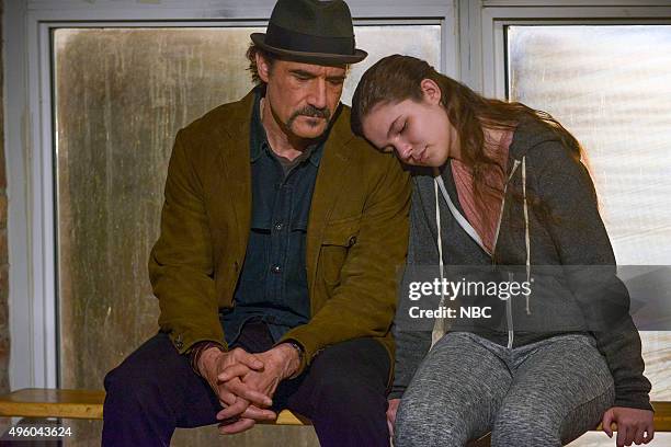 Never Forget I Love You" Episode 309 -- Pictured: Elias Koteas as Alvin Olinsky, Madison McLaughlin as Michelle Sovana --
