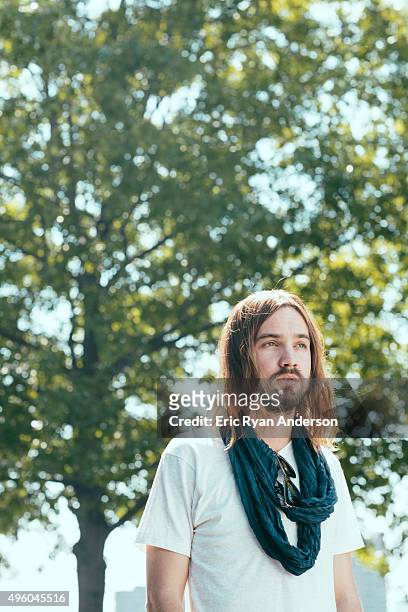 Tame Impala poses for a portrait at the Governors Ball 2015 Music Festival for Billboard Magazine on June 6, 2015 in New York City.