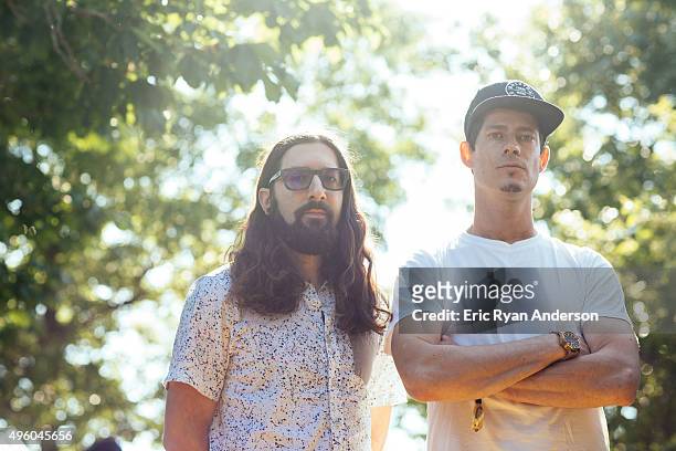 Big Gigantic poses for a portrait at the Governors Ball 2015 Music Festival for Billboard Magazine on June 6, 2015 in New York City.
