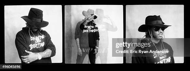 Future poses for a portrait at the Governors Ball 2015 Music Festival for Billboard Magazine on June 6, 2015 in New York City.