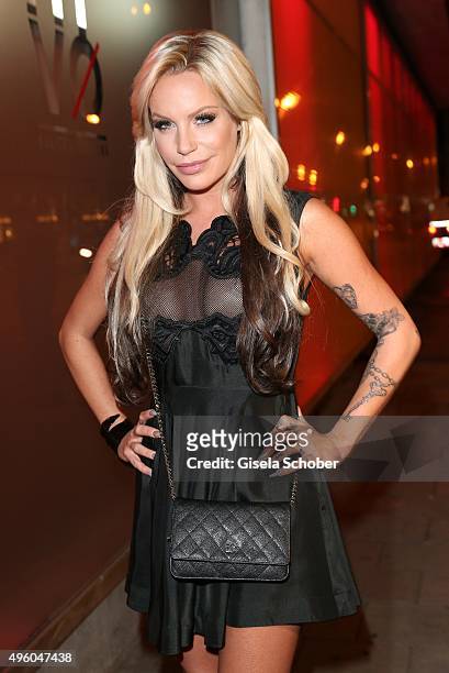Gina-Lisa Lohfink during the opening of the night club Sam's on November 6, 2015 in Munich, Germany.