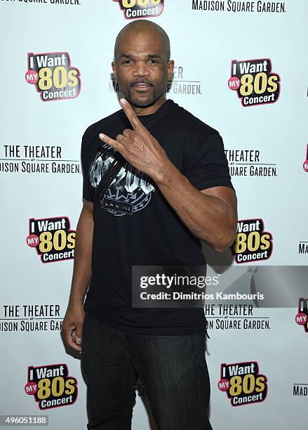 Darryl D.M.C. Matthews McDaniels attends the "I Want My 80's" Concert at The Theater at Madison Square Garden on November 6, 2015 in New York City.