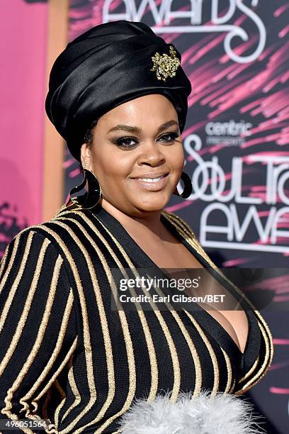Honoree Jill Scott, purse detail, attends the 2015 Soul Train Music Awards at the Orleans Arena on November 6, 2015 in Las Vegas, Nevada.