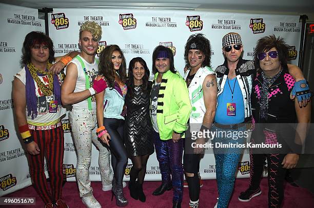 Martha Quinn and Jessie's Girl attend the "I Want My 80's" Concert at The Theater at Madison Square Garden on November 6, 2015 in New York City.