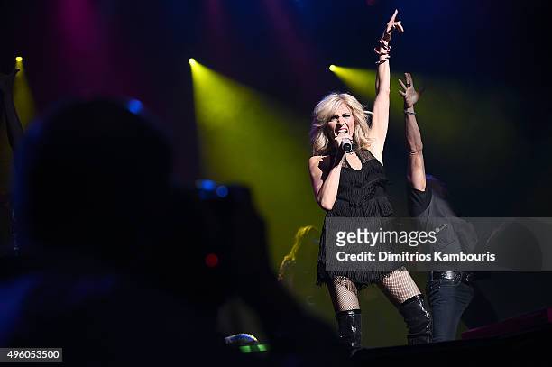 Debbie Gibson performs at the "I Want My 80's" Concert at The Theater at Madison Square Garden on November 6, 2015 in New York City.