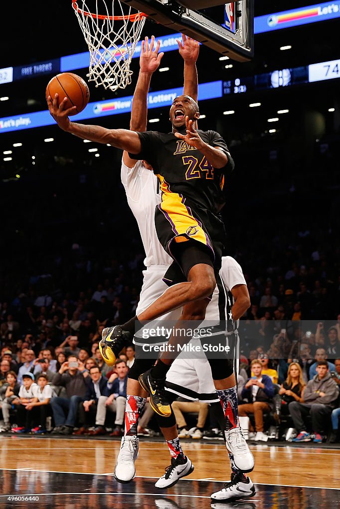 Los Angeles Lakers v Brooklyn Nets