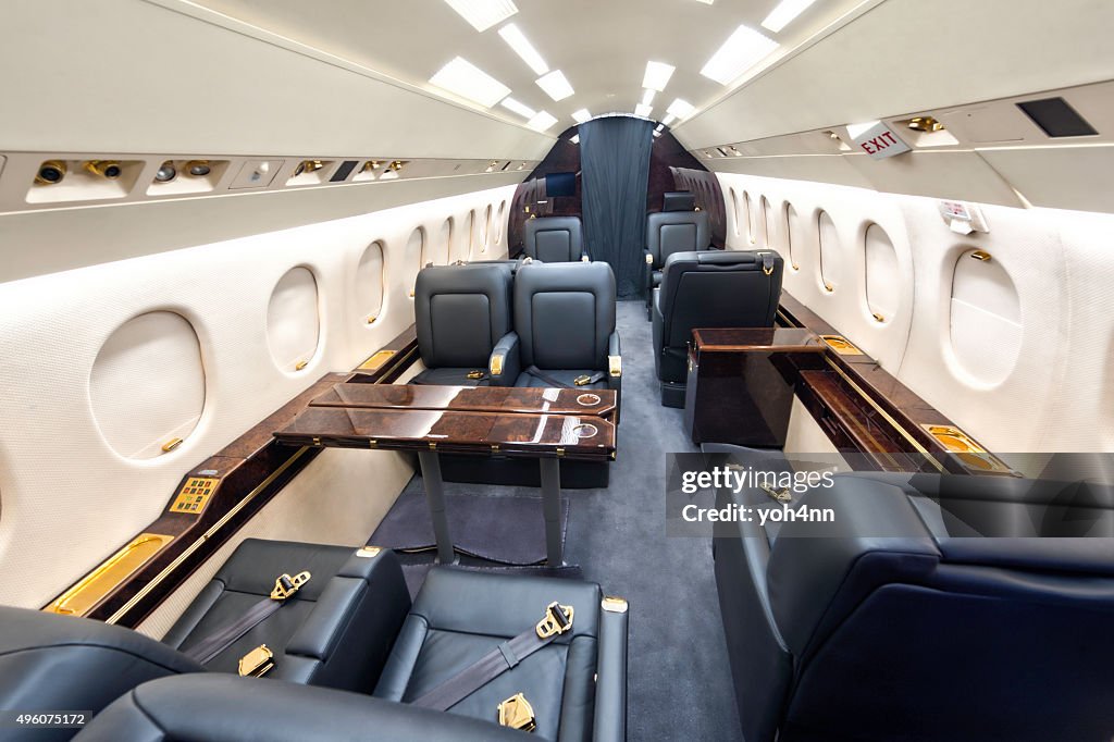 Business Jet Interior