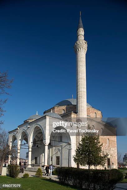 mustafa pasha mosque (built 1492), skopje - skopje stock pictures, royalty-free photos & images