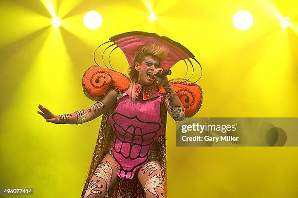 Peaches performs in concert during the tenth annual Fun Fun Fun Fest at Auditorium Shores on November 6, 2015 in Austin, Texas.