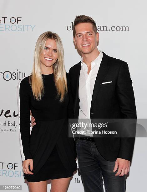 Lauren Scruggs Kennedy and Jason Kennedy attend the 7th Annual 'Night of Generosity' Gala benefiting generosity.org at the Beverly Wilshire Four...