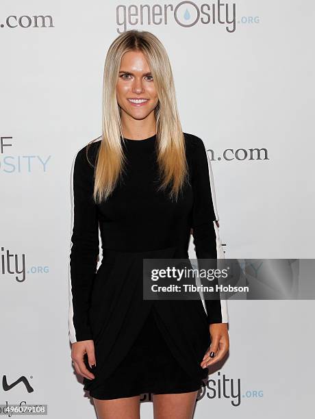 Fashion journalist and blogger Lauren Scruggs Kennedy attends the 7th Annual 'Night of Generosity' Gala benefiting generosity.org at the Beverly...