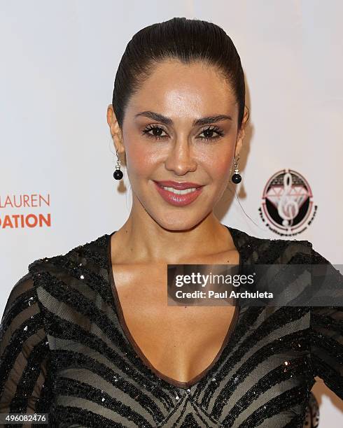 Actress Carla Ortiz attends the CARRY On Gala a coalition for at risk youth at The InterContinental Hotel on November 6, 2015 in Century City,...