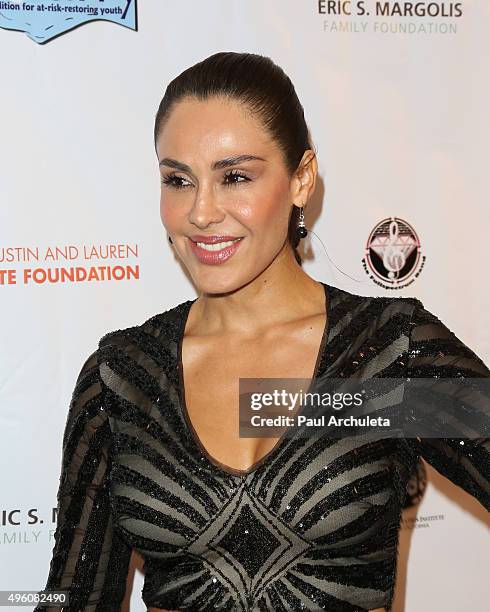 Actress Carla Ortiz attends the CARRY On Gala a coalition for at risk youth at The InterContinental Hotel on November 6, 2015 in Century City,...